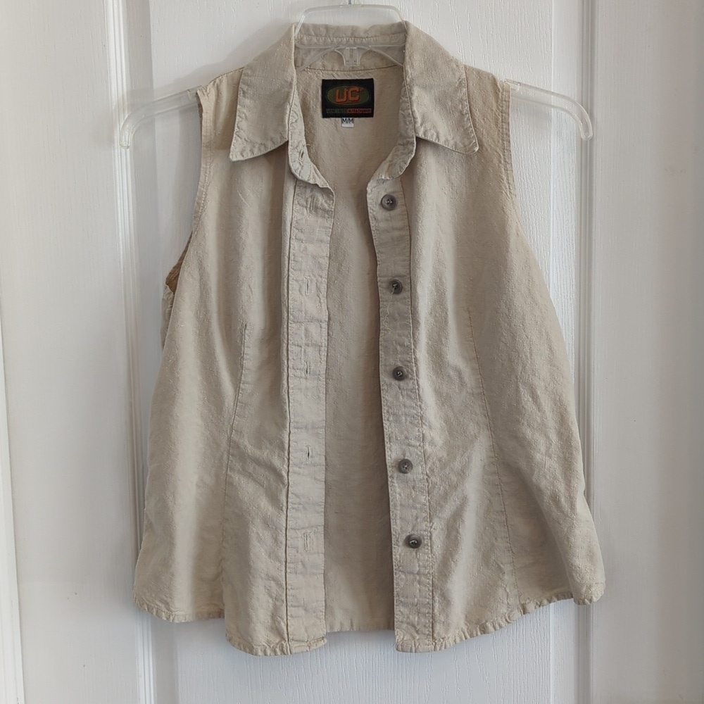 Off White Hemp Blend Top